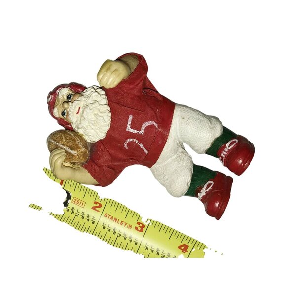 FOOTBALL Player SANTA CLAUS (#25!) Christmas Tree Ornament - Holidays - Picture 8 of 8